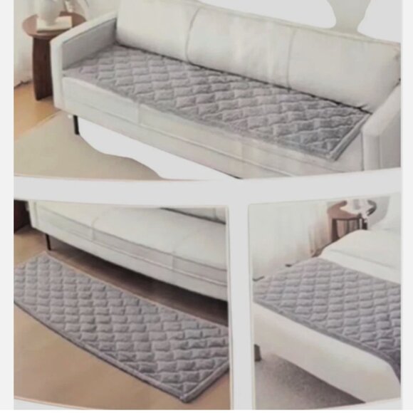 Brentwood Originals Waterproof Quilted Sofa Overlay Gray - Picture 6 of 6